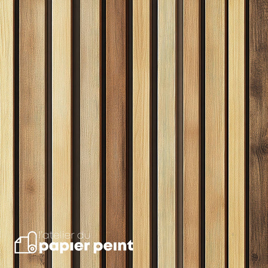 Brise vue effet Bois strié