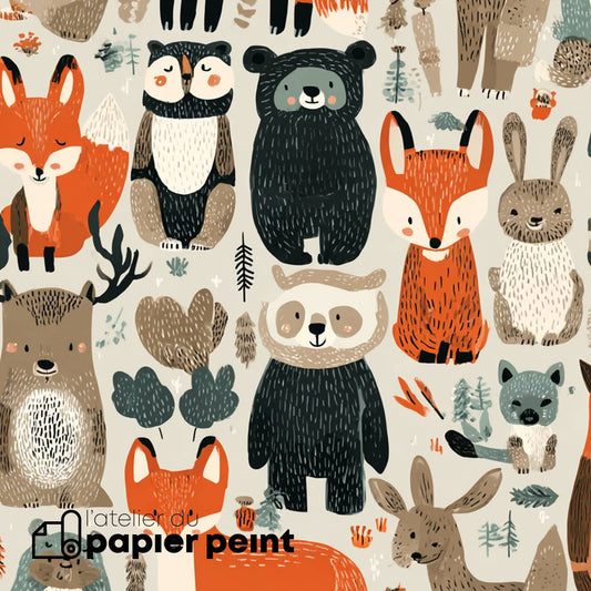 Papier peint En Forêt