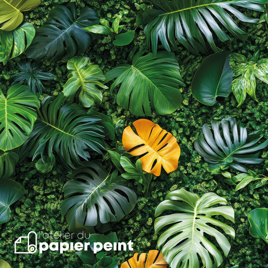 Brise vue effet Mur végétalisé coloré