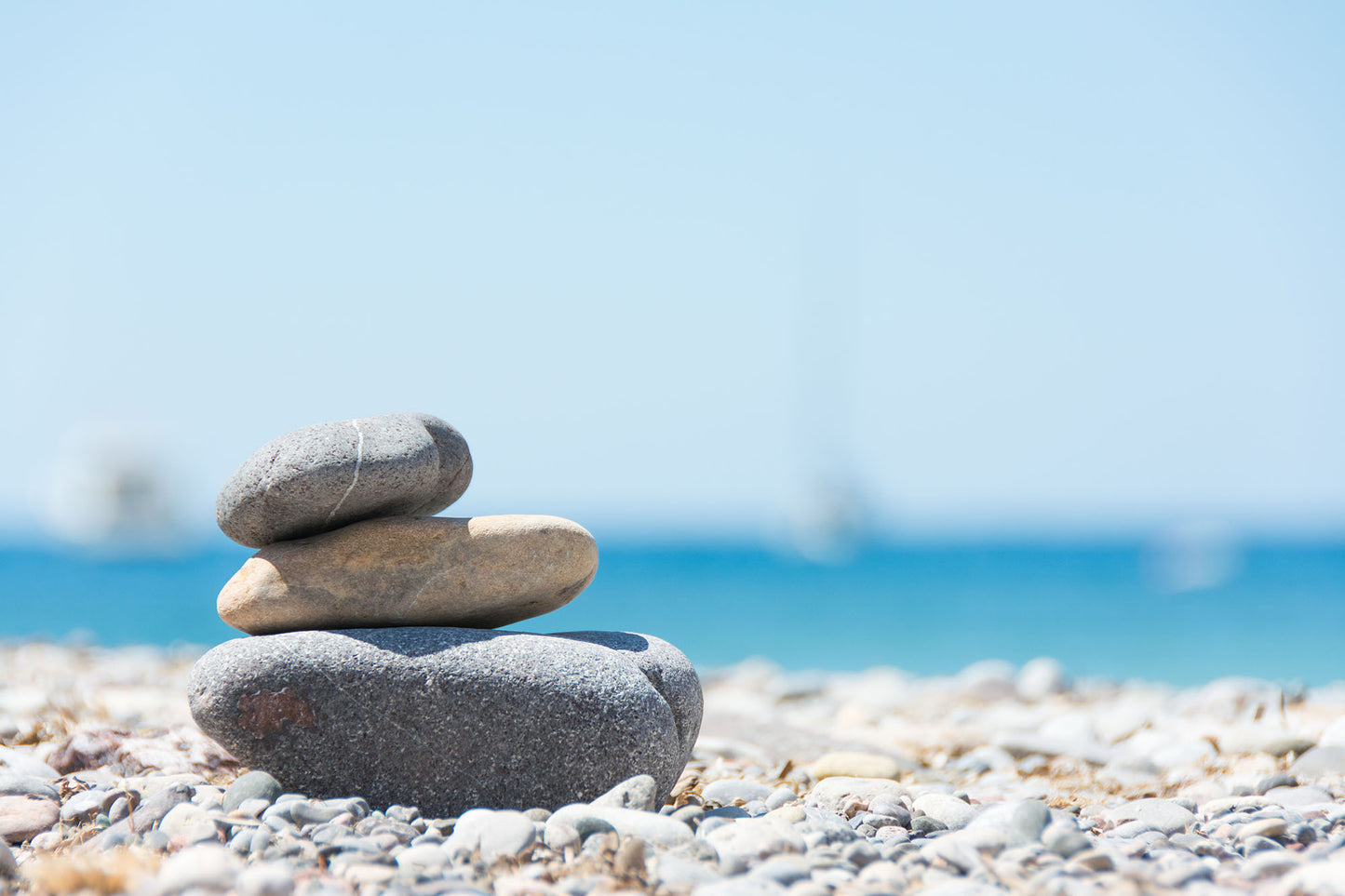 Papier peint galets zen