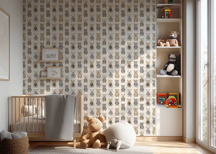 Papier peint Teddy