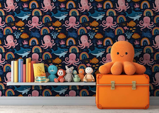 Papier-peint Octopus
