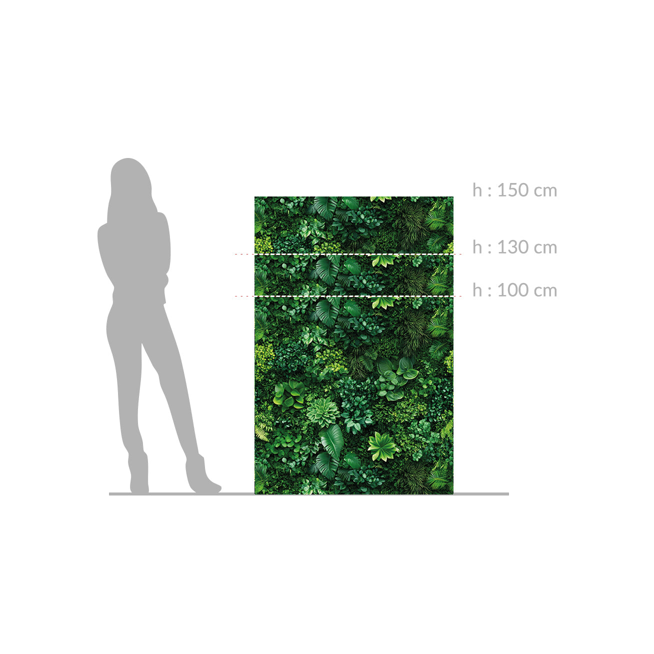 Brise vue effet Mur végétalisé