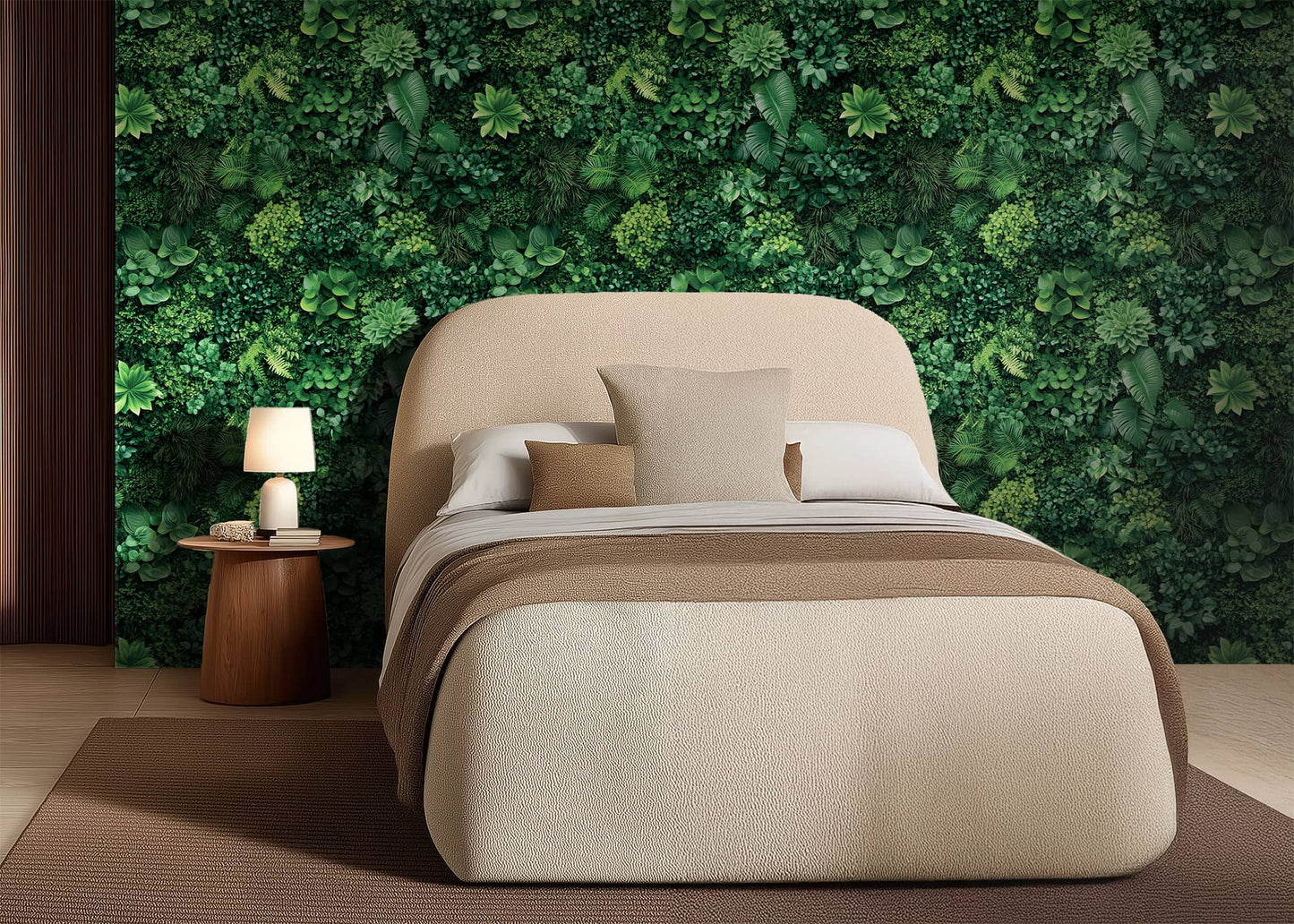 Papier peint mur végétal